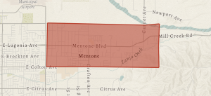 Mentone, California
